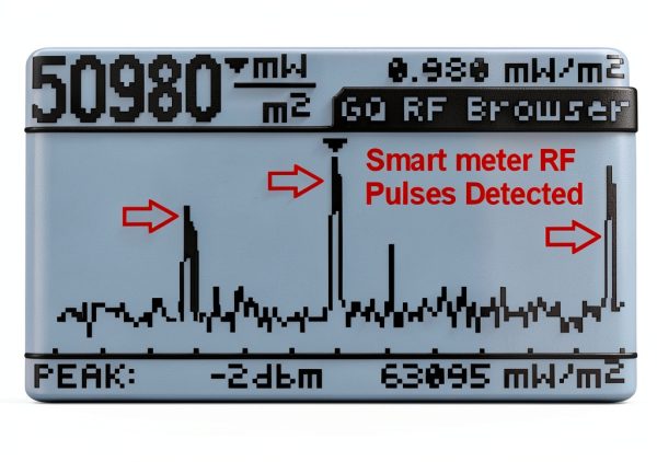 GQ EMF Meter Detector gray Tabletop-5