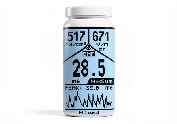 GQ EMF Meter Detector gray Tabletop-2