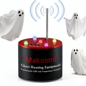 Makosmi EMF Meter Ghost Detector Red 1 Watt-0