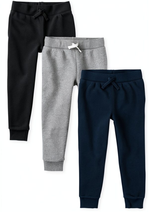 The Children's Place Boys Fleece Joggers Pack of Two-0