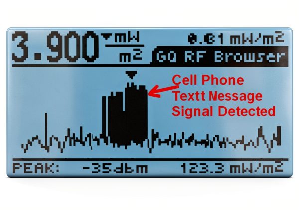 GQ EMF Meter Detector gray Tabletop-3