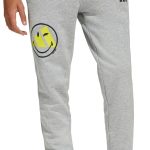 adidas Smiley Boys Track Pants Medium Grey Heather-0
