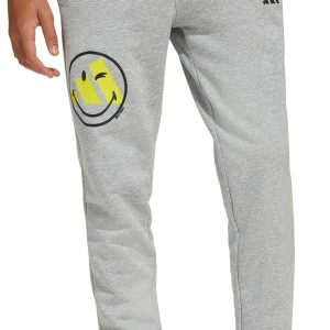 adidas Smiley Boys Track Pants Medium Grey Heather-0