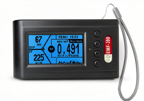 GQ EMF Meter Detector gray Tabletop-1