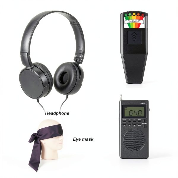 Ghost Hunting Kit Dunzy Black Silk Set for Adults-1