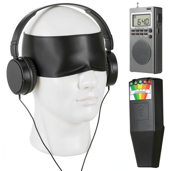 Ghost Hunting Kit Dunzy Black Silk Set for Adults-0