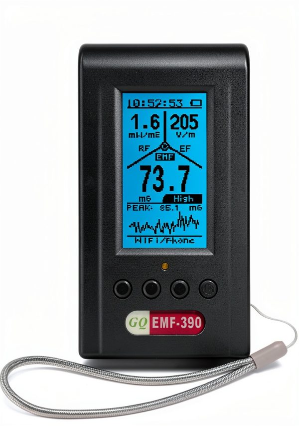 GQ EMF Meter Detector gray Tabletop-0