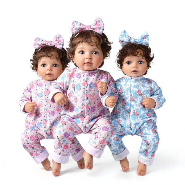BABESIDE 10‑Piece Reborn Baby Doll Clothes Set with Matching Headbands-2