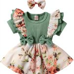 Reborn Doll Clothes TatuDoll Floral Romper 22‑24in-0