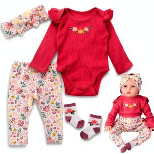 Pedolltree Reborn Doll Outfit Soft Cotton Dress-0