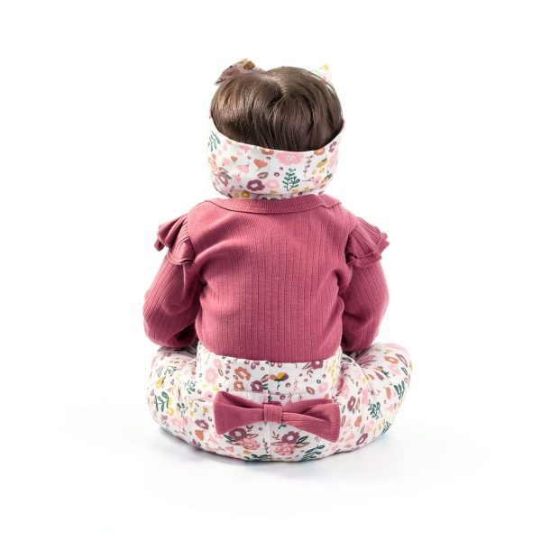 Pedolltree Reborn Doll Outfit Soft Cotton Dress-3
