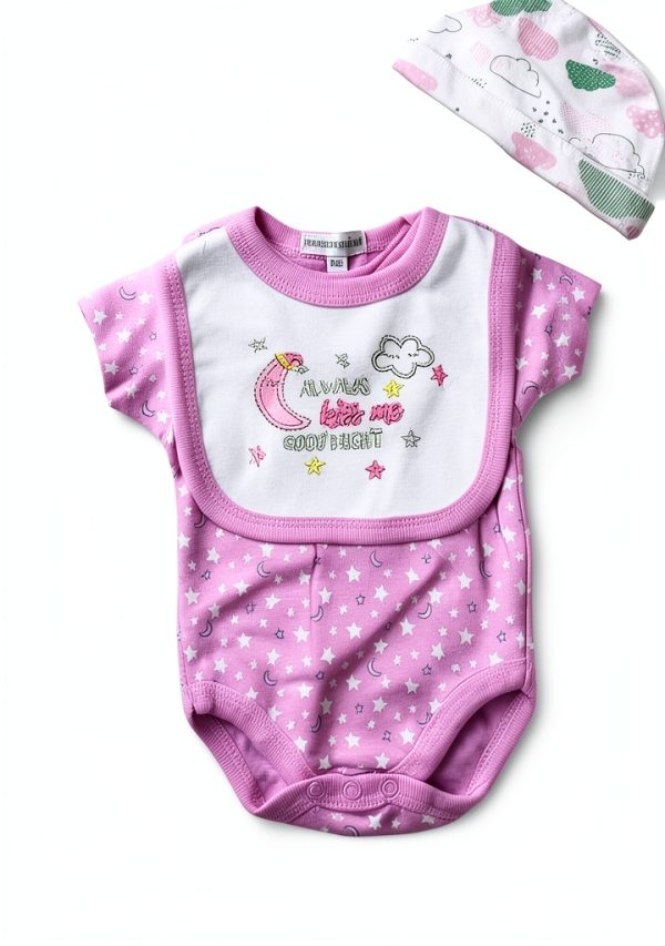 Babyfere Reborn Doll Clothing Set 22‑inch Girls Outfit 5‑Piece Cotton-6