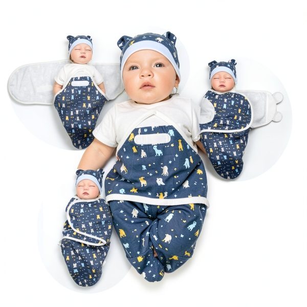 Babyfere Baby Doll Carry-On Outfit Soft Silk Fabric Full Body Cover-1