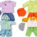 Fromeasy Doll Clothing Set 4‑Piece Outfit for Girls 3‑6 – Bright-0