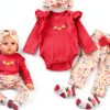 Reborn Doll Clothing Set Pedolltree 22‑inch with Headband Jumpsuit-0