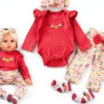 Reborn Doll Clothing Set Pedolltree 22‑inch with Headband Jumpsuit-0