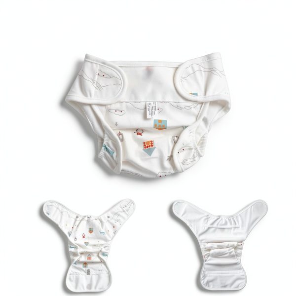 BABESIDE Reborn Doll Diapers Set 4 Patterns Soft Cloth 17-24in-2