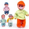 Fromeasy Doll Clothing Set 4‑Piece Outfit for Girls 3‑6 – Bright-6