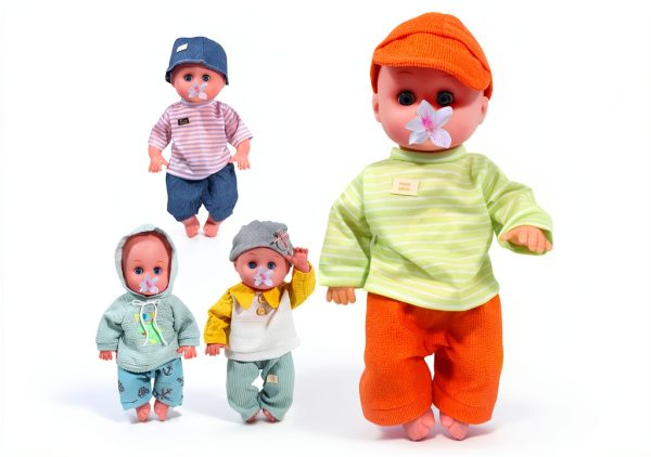 Fromeasy Doll Clothing Set 4‑Piece Outfit for Girls 3‑6 – Bright-6