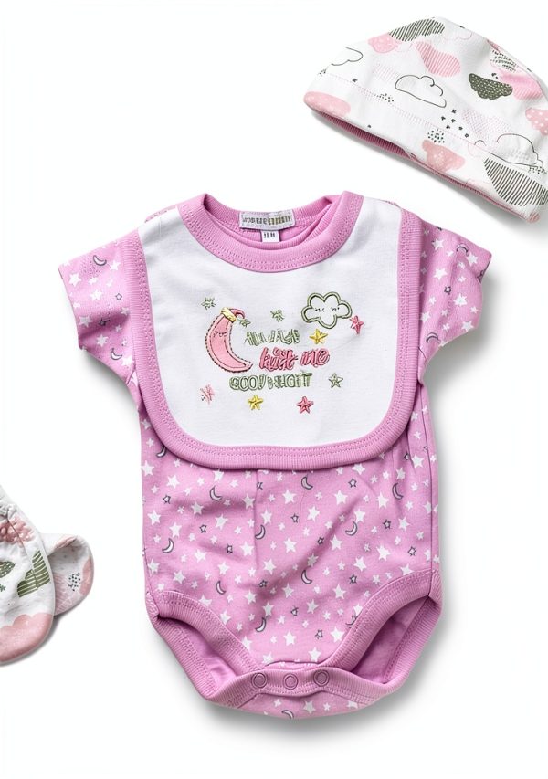 Babyfere Reborn Doll Clothing Set 22‑inch Girls Outfit 5‑Piece Cotton-2