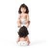 BABESIDE Reborn Doll Diapers Set 4 Patterns Soft Cloth 17-24in-4