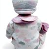 Babyfere Reborn Doll Clothing Set 22‑inch Girls Outfit 5‑Piece Cotton-5