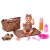 BABESIDE Baby Doll Accessory Set with Feeding Kit, Two Outfits & Tote-5
