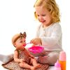 BABESIDE Baby Doll Accessory Set with Feeding Kit, Two Outfits & Tote-2