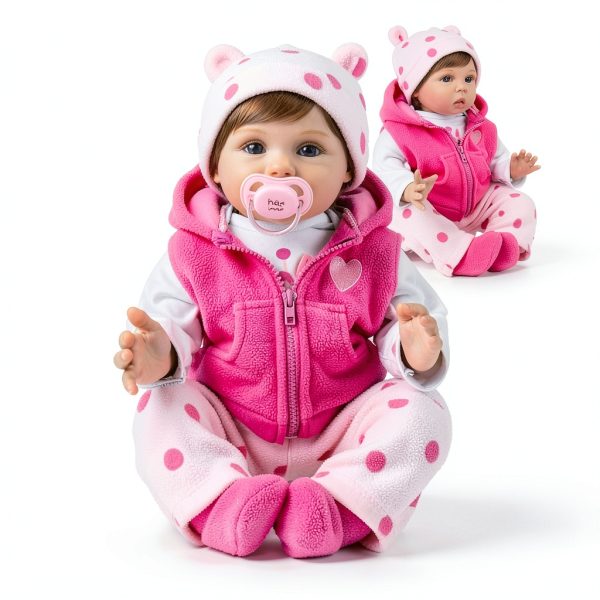 Aori Reborn Baby Doll Clothing Set – 20‑24" Outfit with Shirt Pants-3