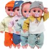 Fromeasy Doll Clothing Set 4‑Piece Outfit for Girls 3‑6 – Bright-4