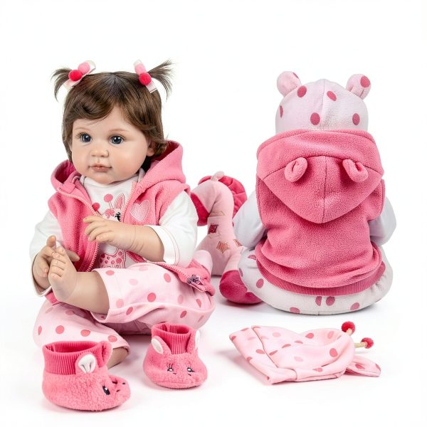 Aori Reborn Baby Doll Clothing Set – 20‑24" Outfit with Shirt Pants-2