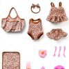 BABESIDE Baby Doll Accessory Set with Feeding Kit, Two Outfits & Tote-4