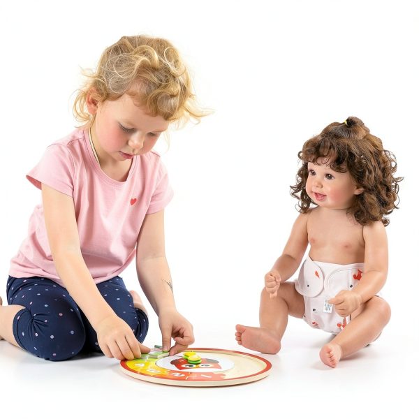 BABESIDE Reborn Doll Diapers Set 4 Patterns Soft Cloth 17-24in-5