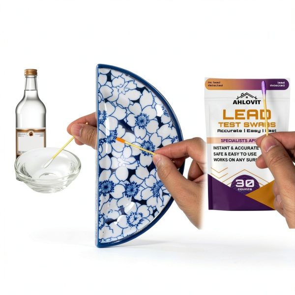 Lead Test Kit AHLOVIT Fast Accurate Swab for Paint, Dishes, Surfaces-2