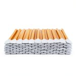 AAwipes 4.92" Lint Free Swabs (100 pcs, Large Flat Sqaure Head 13.5 mm/0.53", Orange, Polyester) Cleanroom Polyester Swabs Multi-Purpose Swab Sticks Microfiber Cleaning Swabs (A5125A)-0