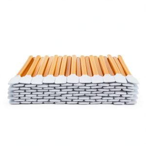 AAwipes 4.92" Lint Free Swabs (100 pcs, Large Flat Sqaure Head 13.5 mm/0.53", Orange, Polyester) Cleanroom Polyester Swabs Multi-Purpose Swab Sticks Microfiber Cleaning Swabs (A5125A)-0