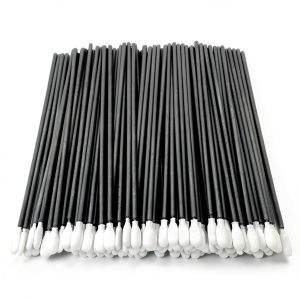 100pcs 6.45" Cleanroom Polyester Tip Long Cleaning Swabs with Flexible Paddle Head Cleaning for Optical Lens, Camera Sensors, Electronics, Groove Space and Hard-to-Reach Area CK-PS761B-0